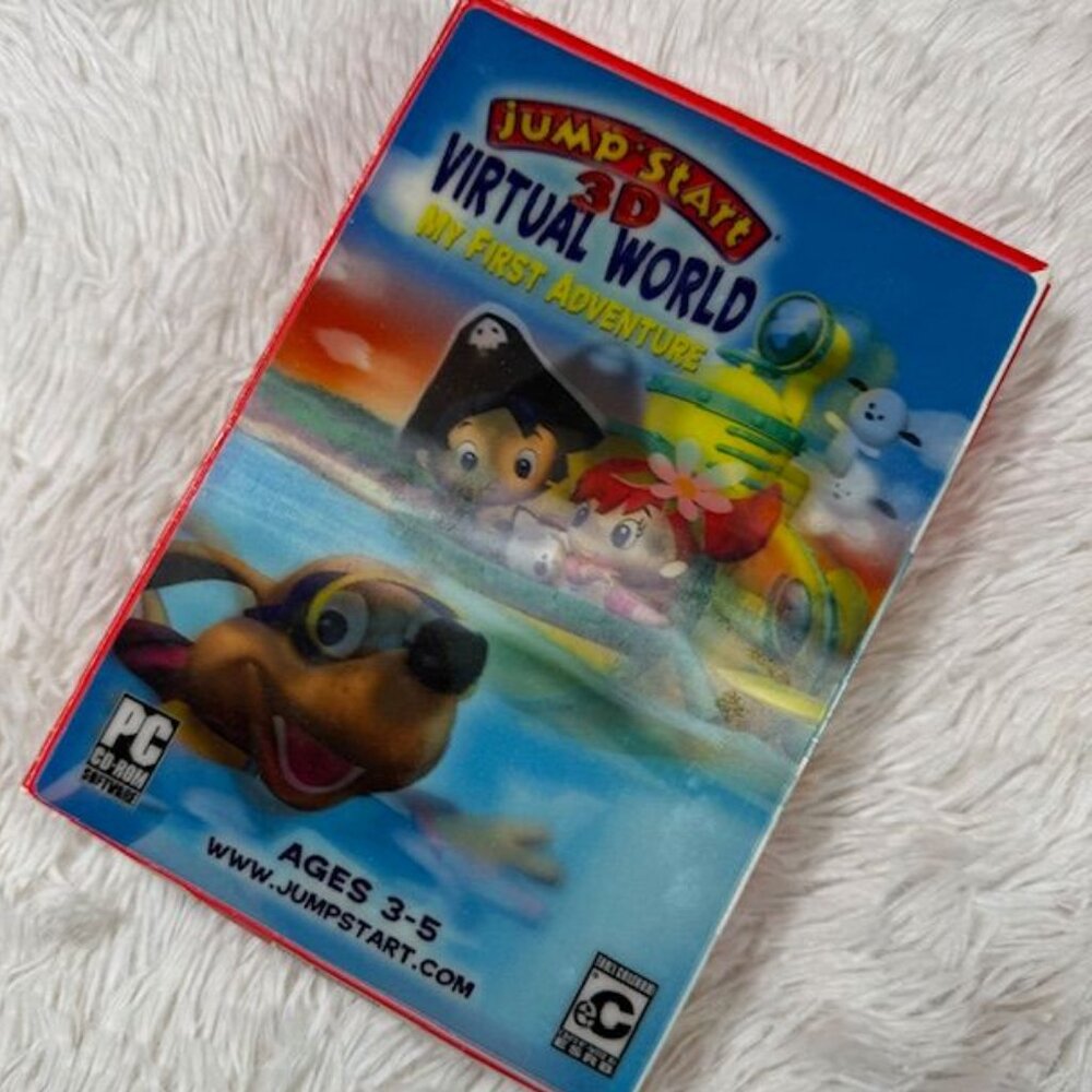 Jumpstart 3D Virtual World My First Adventure PC CD-Rom Software